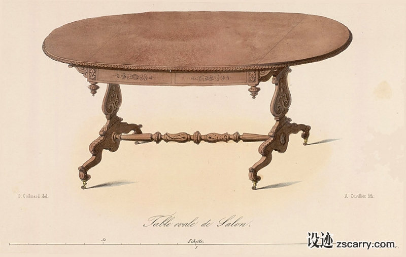 sil12-2-013b.jpg 参考素材,手绘家具,桌子,