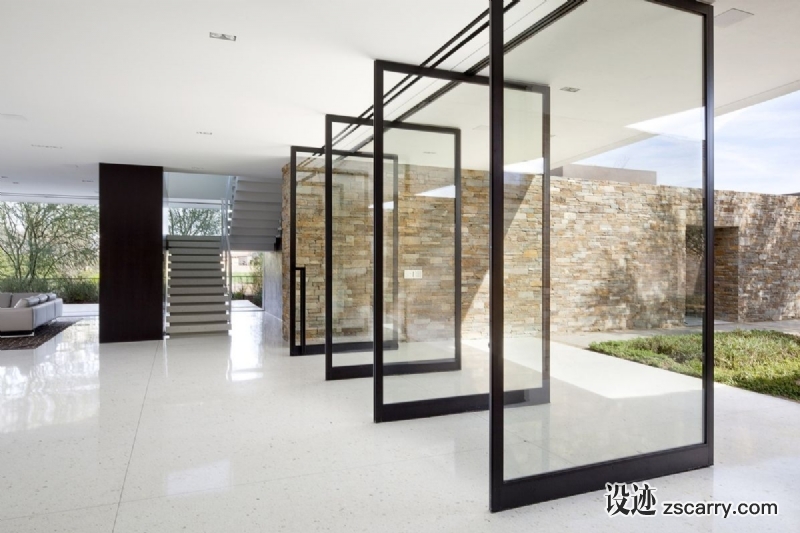 Madison-house-Pivot-Doors.jpg 局部参考,门,转轴门,