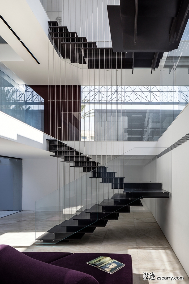 pitsou-kedem-N2-house-seven-stages-herzliya-pituah-israel-designboom-10.jpg 局部参考,楼梯,现代造型,