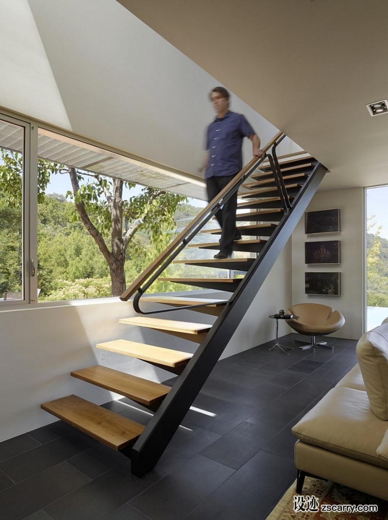 This-Los-Gatos-Modern-Home-Has-Shou-Sugi-Ban-Style-Exteriors-16.jpg 局部参考,楼梯,现代造型,