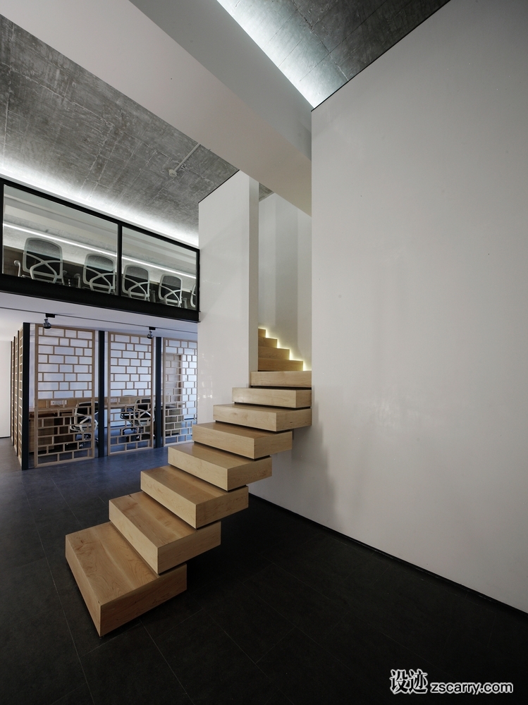 福州_宜美家办公室018.jpg 局部参考,楼梯,现代造型,
