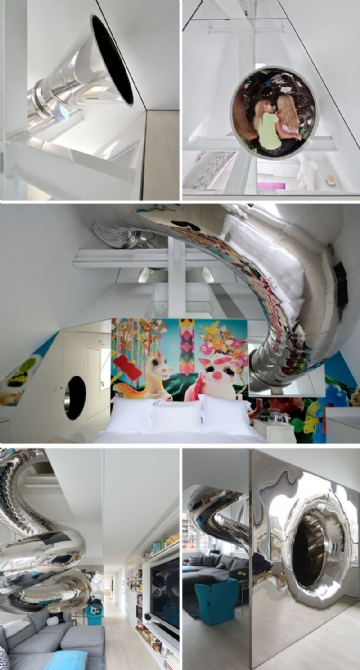 创意造型 modern-house-with-indoor-spiral-metal-slide-160317-1122-02.jpg