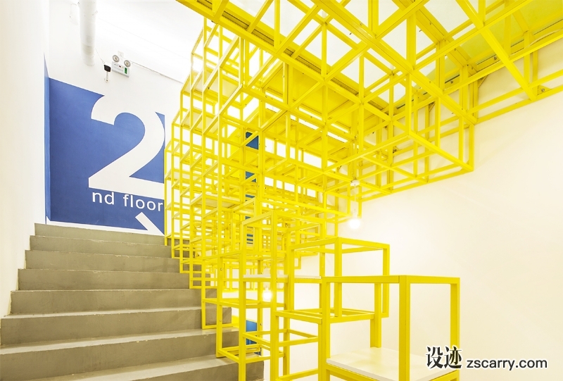 MAT_We_coworking_2F_staircase.jpg 局部参考,楼梯,栏杆扶手,