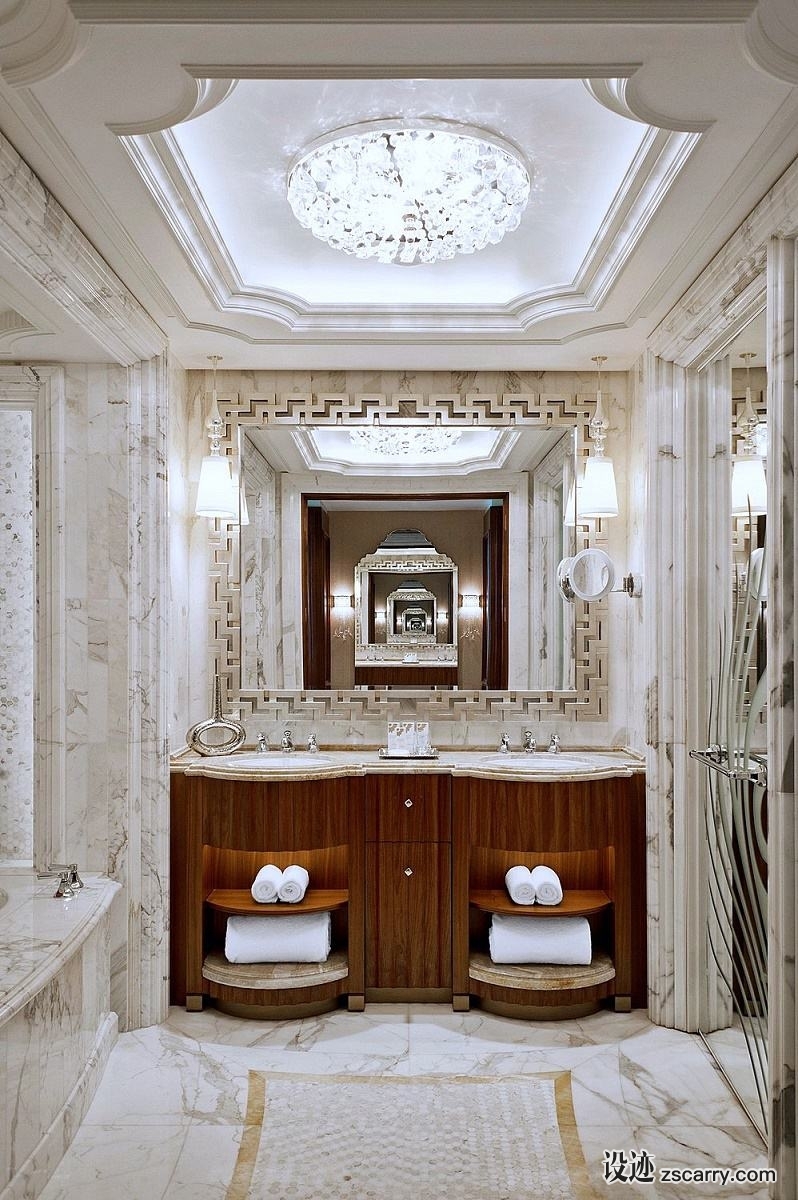 modern-luxury-bath-St-Regis-AD.jpg 局部参考,卫浴元素,洗手台（台下盆）,