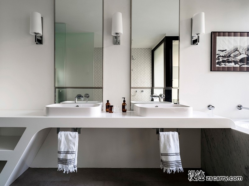 Duplex-in-The-City-12.jpg 局部参考,卫浴元素,洗手台（台上盆）,