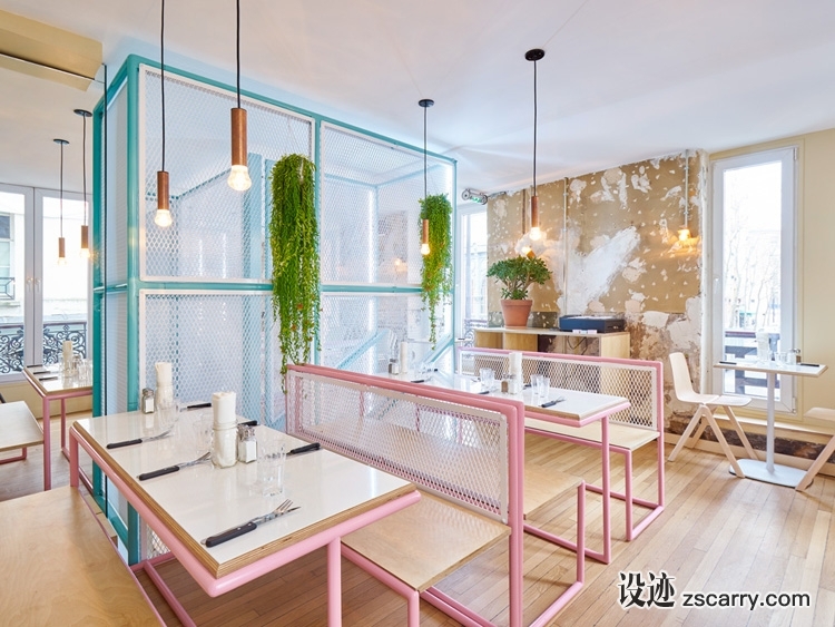 2-pny-marais-burger-restaurant-by-cut-architectures.jpg 工装参考,餐饮空间,简餐吧,