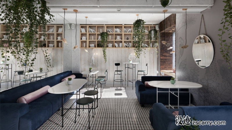 4.jpg 工装参考,餐饮空间,简餐吧,