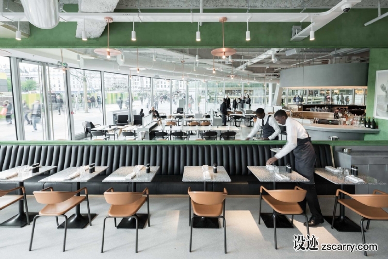 Champeaux-Restaurant-in-Paris-by-Cigue-Yellowtrace-07.jpg 工装参考,餐饮空间,餐位(卡座),