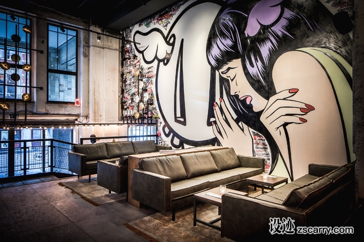 street-art-bar-bikkesement-de-bajes-amsterdam-3.jpg 工装参考,餐饮空间,餐位(靠墙),