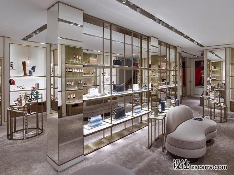 jimmy-choo-boutique-cannes-bychristian-lahoude-studio-3.jpg 工装参考,商业空间,鞋帽手袋,