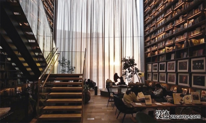 akane-moriyama-curtains-hirakata-t-site-japan-designboom-01-818x489.jpg 工装参考,商业空间,书店,