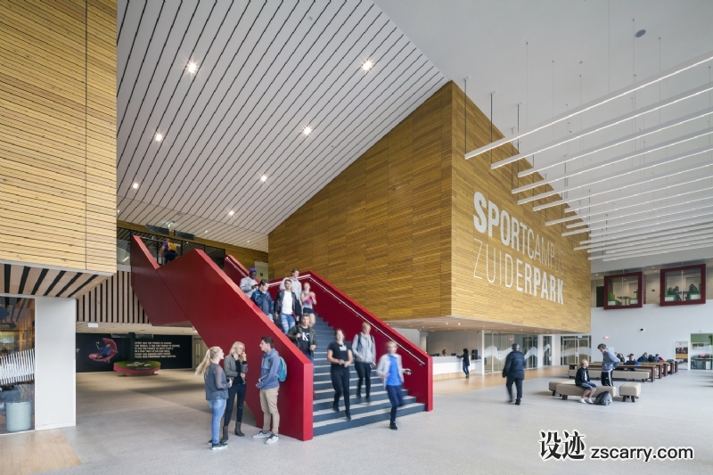 7._Sportcampus_Zuiderpark_-_FaulknerBrowns_-_∏Scagliola_Brakkee_edit.jpg 工装参考,公共空间,公共休息区,