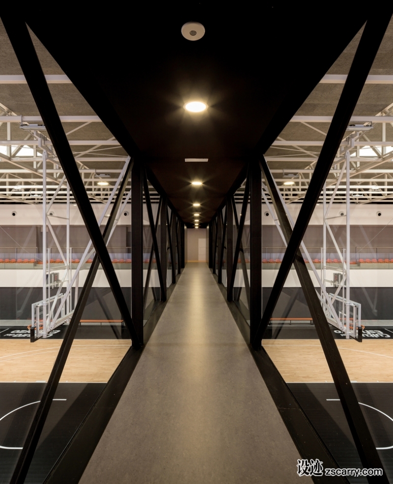 ERRE-arquitectura_Alqueria-del-Basket_09_interior-connection-volumes.jpg 工装参考,公共空间,公共走道,