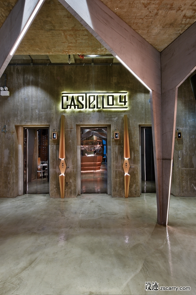 castello-4-restaurantbar-in-hong-kong-4.jpg 工装参考,公共空间,电梯厅,