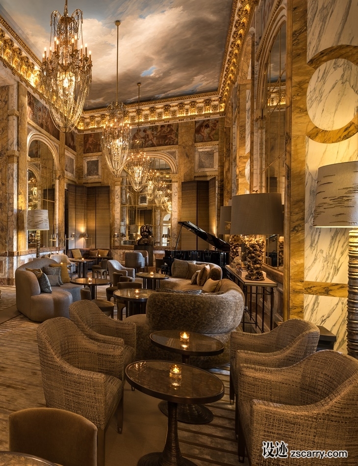 Hotel-De-CrillonCRL_83127592_RWCRI_Bar-Les-Ambassadeurs-.jpg 工装参考,酒店民宿,大堂酒廊,