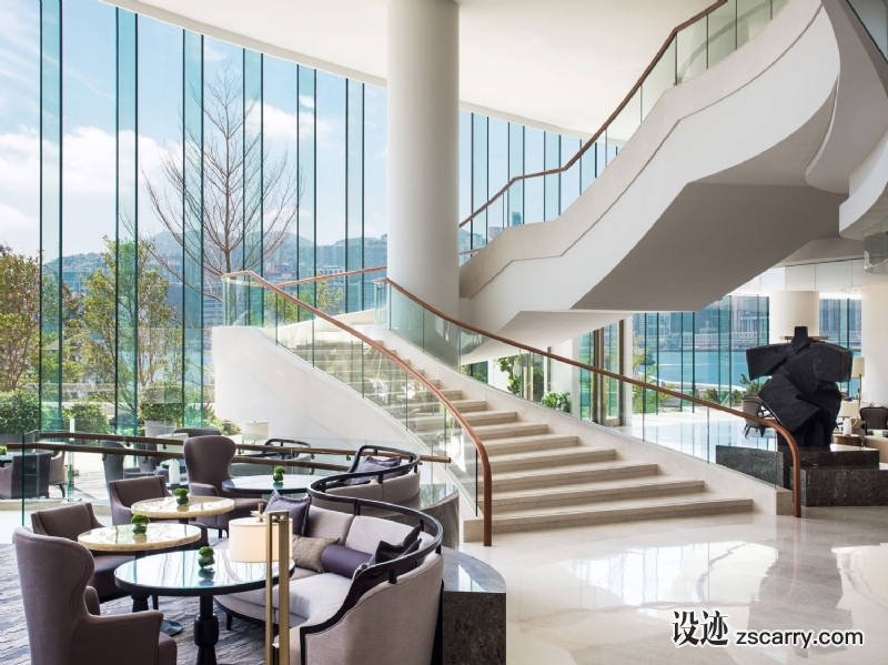 The-Kerry-Hotel-by-Andre-Fu-Opens-in-Hong-Kong-Yellowtrace-05.jpg 工装参考,酒店民宿,大堂酒廊,