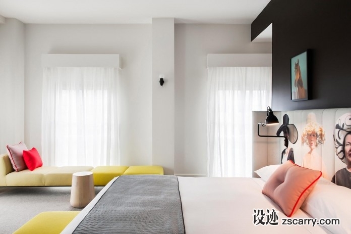 Cool-Unique-Ovolo-Woolloomooloo-Hotel-in-Sydney-by-HASSELL-10-696x463.jpg 工装参考,酒店民宿,酒店客房,