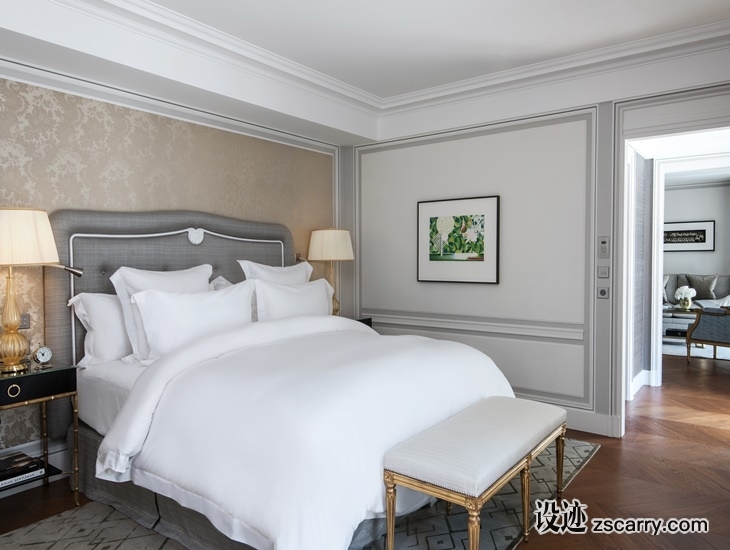 Hotel-De-CrillonCRL_83117752_Premier-Suite-406-bedroom.jpg 工装参考,酒店民宿,酒店客房,