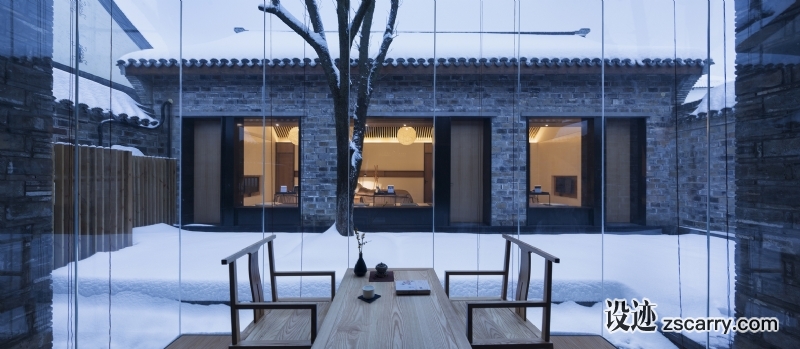 10茶亭与后院.jpg 工装参考,文体医教,图书馆,