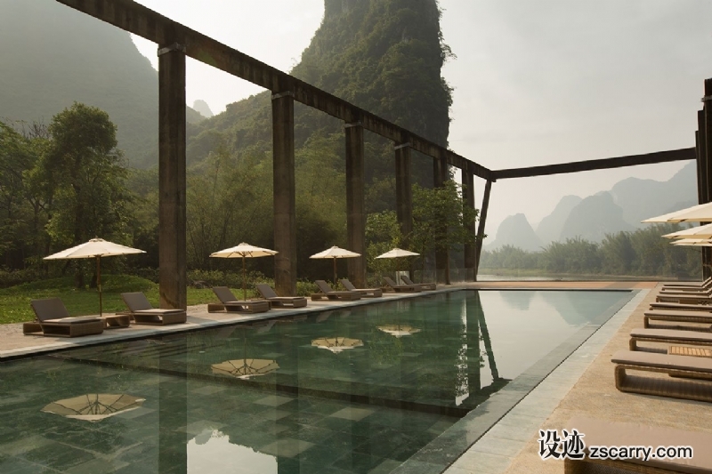 f25_hotel_alila_yangshuo_china_yatzer.jpg 工装参考,户外空间,户外泳池,