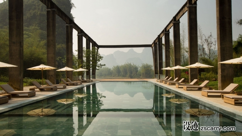 p10_hotel_alila_yangshuo_china_yatzer.jpg 工装参考,户外空间,户外泳池,