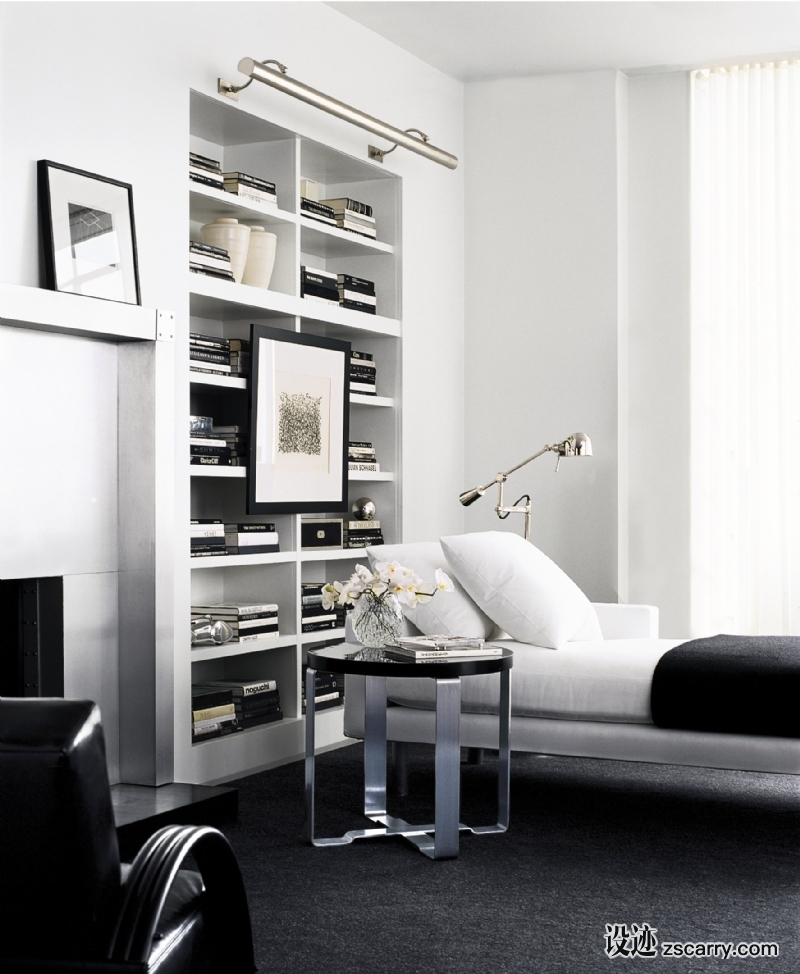 4-1.jpg 局部参考,硬装元素,书架壁龛,