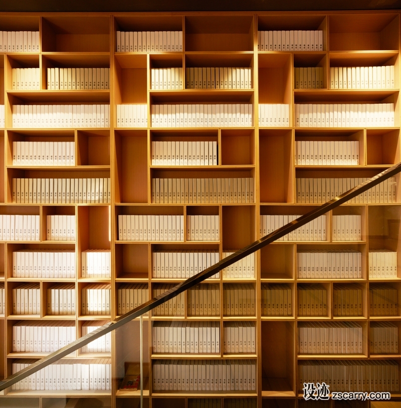 009.书架局部.jpg 局部参考,硬装元素,书架壁龛,