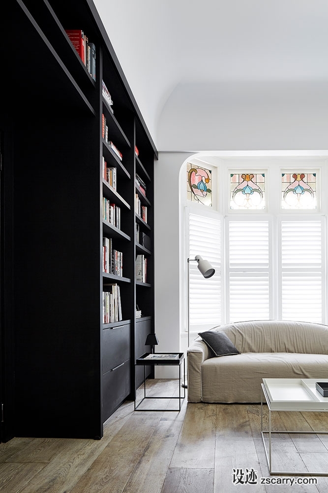 21-Park-Street_0057.jpg 局部参考,硬装元素,书架壁龛,