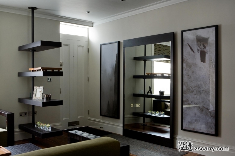 Belgravia-House-1.jpg 局部参考,硬装元素,书架壁龛,