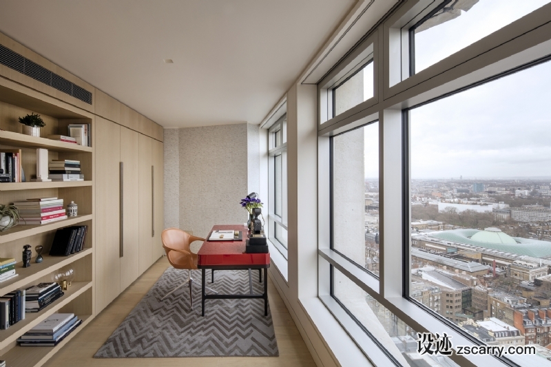 Centre_Point_Tower__living_area__3-bed_apartment_©_Luke_Hayes.jpg 局部参考,硬装元素,书架壁龛,