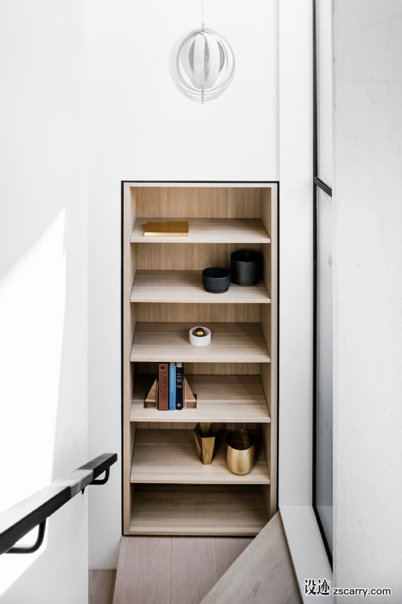 est-living-interiors-techne-architects-bell-st-residence-3.jpg 局部参考,硬装元素,书架壁龛,