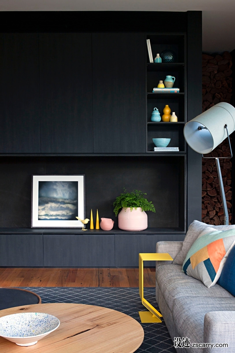 hiro-en-house-melbourne-matt-gibson-7.jpg 局部参考,硬装元素,书架壁龛,