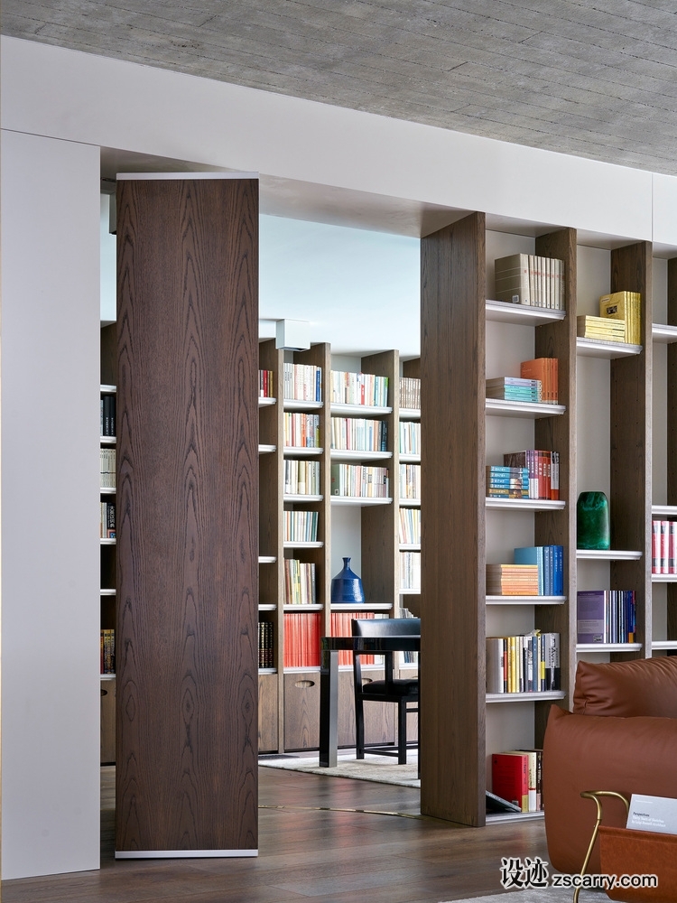 luigi_rosselli_architects___the_books_house___023.jpg 局部参考,硬装元素,书架壁龛,