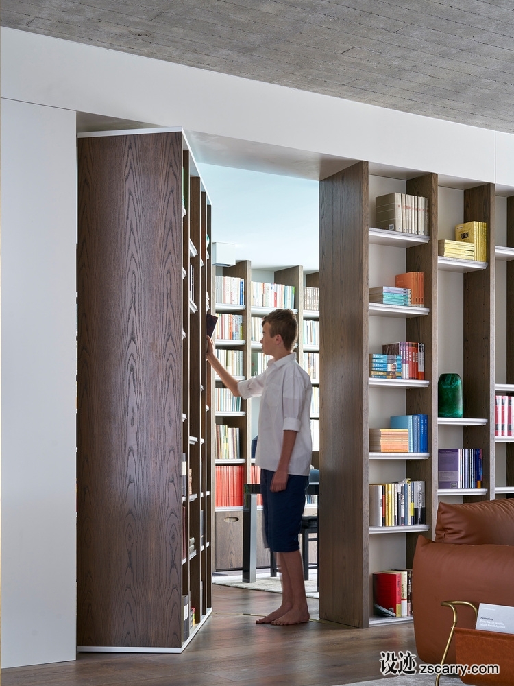 luigi_rosselli_architects___the_books_house___024.jpg 局部参考,硬装元素,书架壁龛,