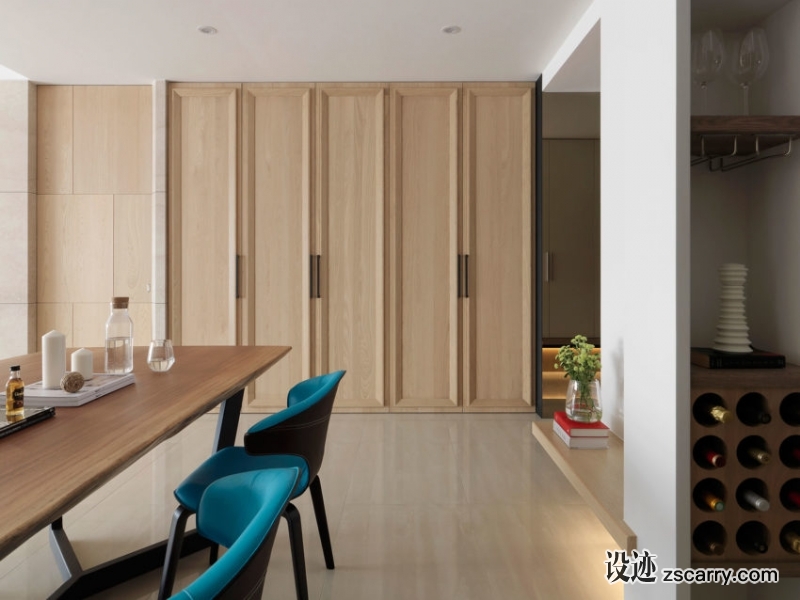 Apartment-from-Summer-Samson-12-850x638.jpg 局部参考,硬装元素,壁橱矮柜,