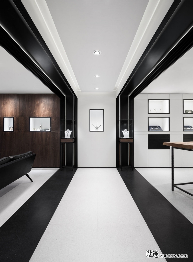 David+Thulstrup+designs+symmetrical+space+for+Georg+Jensen+boutique (1).jpg 局部参考,硬装元素,垭口,