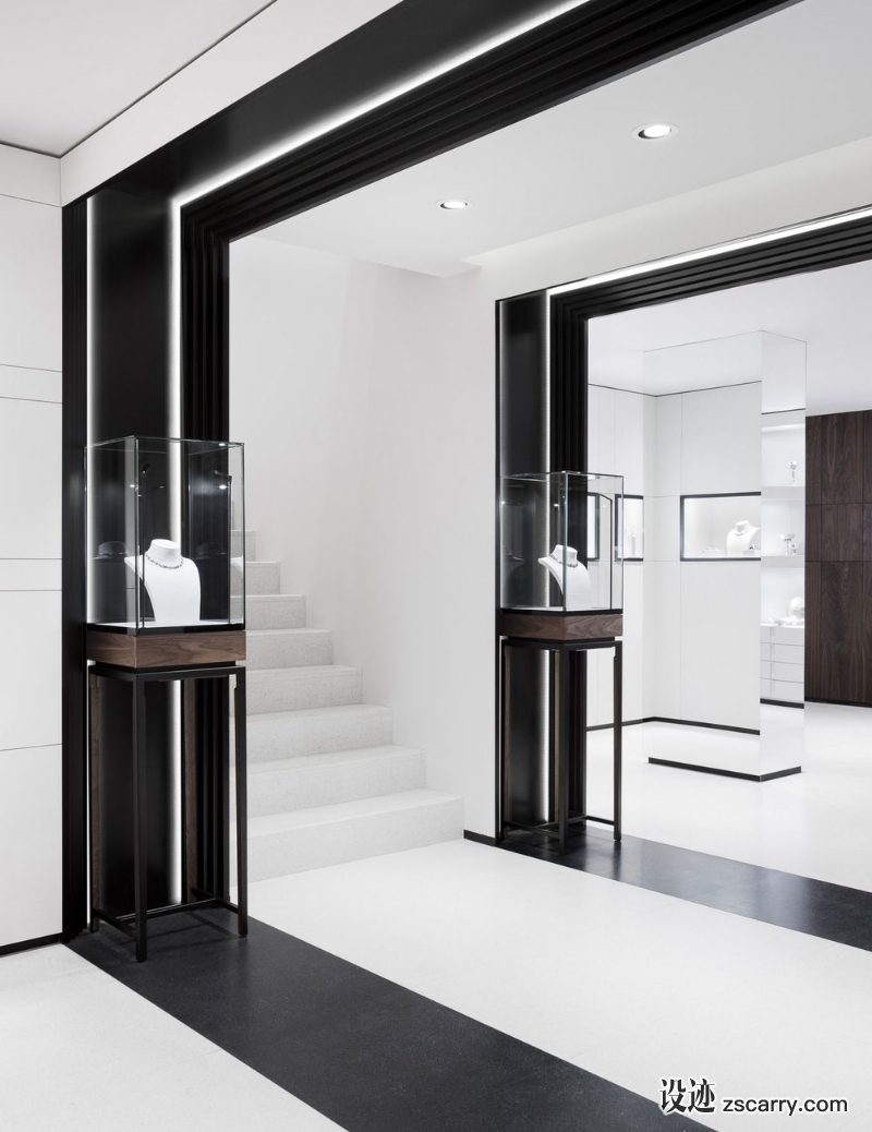 David+Thulstrup+designs+symmetrical+space+for+Georg+Jensen+boutique (3).jpg 局部参考,硬装元素,垭口,