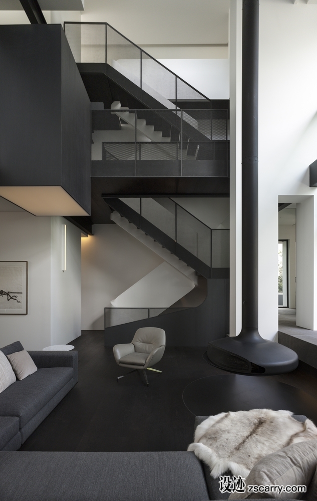 15_MCK_Architects_W_House_Richard_Glover_Photography.jpg 局部参考,硬装元素,壁炉（现代）,