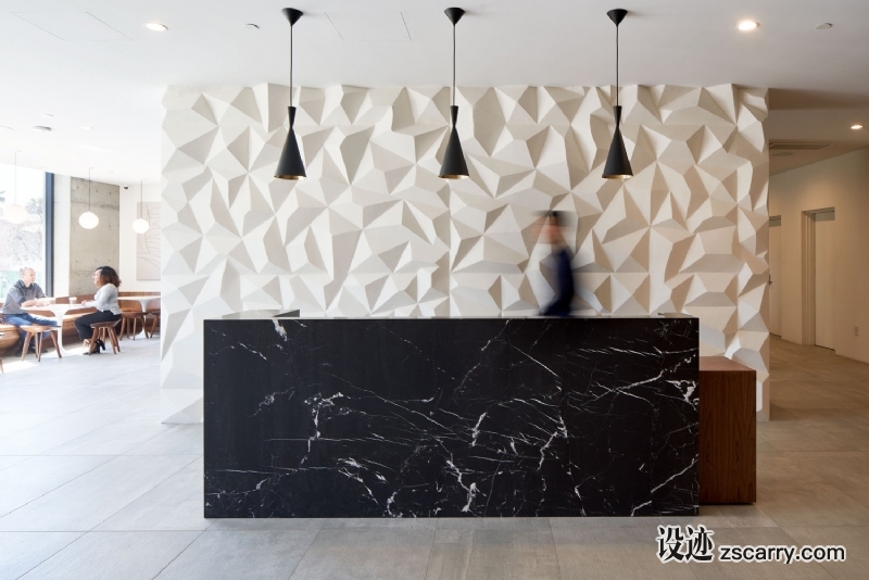 07-Lobby_The-Line-Lofts-by-SPFa_photo-Bruce-Damonte.jpg 局部参考,墙面,肌理造型,