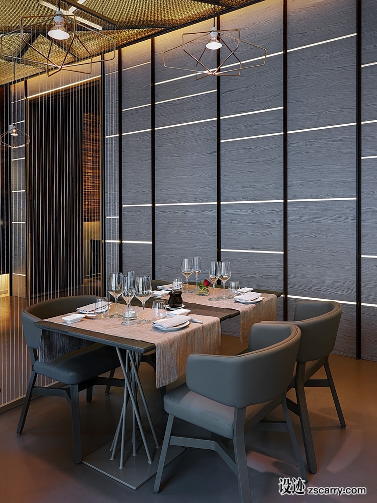 13-Taiyo-Sushi-Restaurant-in-Milan.jpg 局部参考,墙面,软包面板,