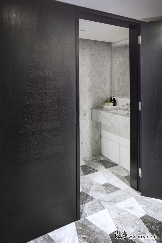 Centre_Point_Tower__bathroom__3-bed_apartment_©_Luke_Hayes_.jpg 局部参考,墙面,软包面板,