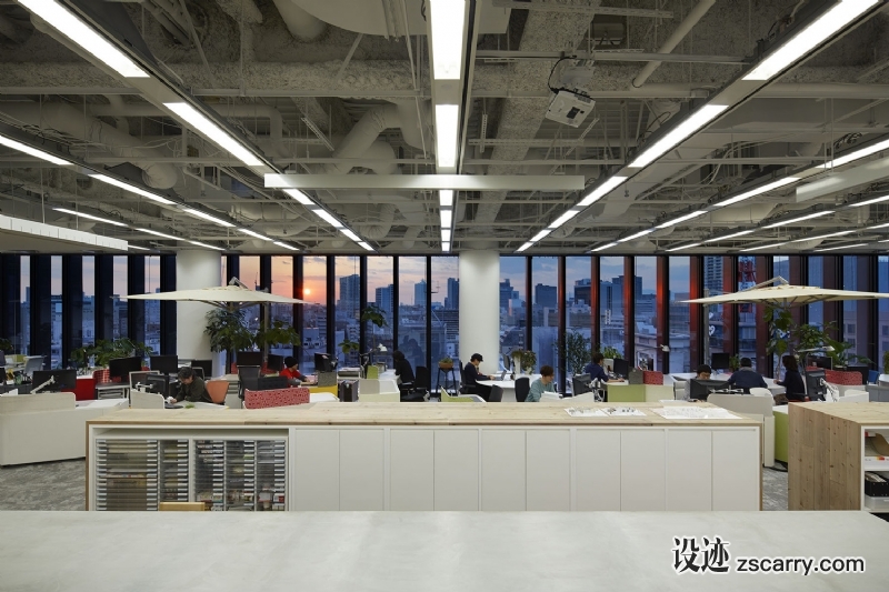 04.Images_nsd_osaka_office.jpg 局部参考,天花,原始裸露,