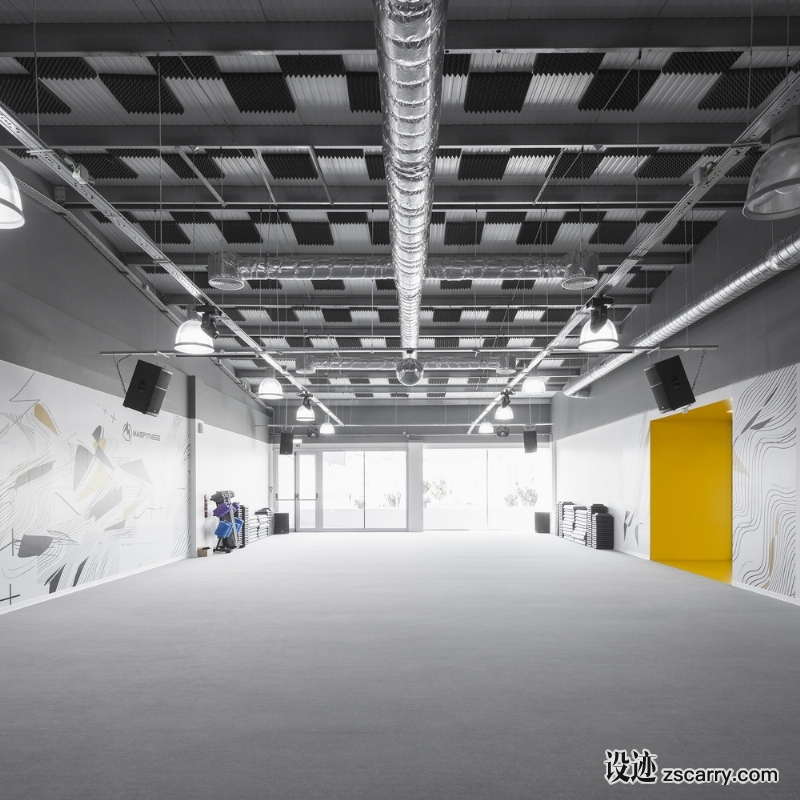 13-estudioamatam-architecture-design-gym-maisfitness_torres_vedras-studio_1-032.jpg 局部参考,天花,原始裸露,