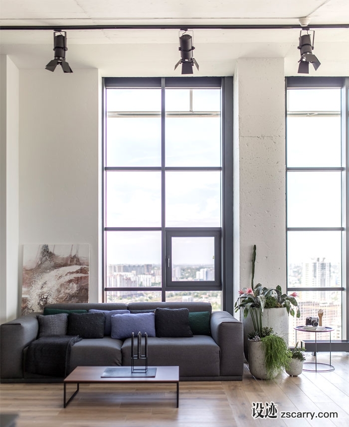 apartment-P-26-Slava-Balbek-7.jpg 软装参考,客厅搭配,现代气氛,