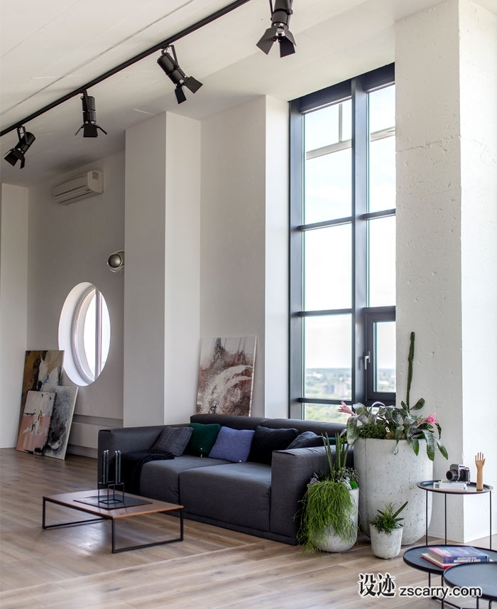 apartment-P-26-Slava-Balbek-14.jpg 软装参考,客厅搭配,现代气氛,