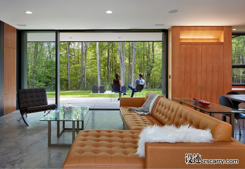 Balakrishnan-residence-two-story-house-14.jpg 软装参考,客厅搭配,现代气氛,