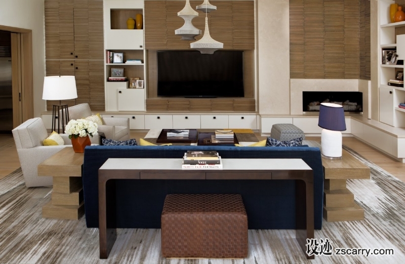 bev-hills-renovation-family-room-B.jpg 软装参考,客厅搭配,现代气氛,