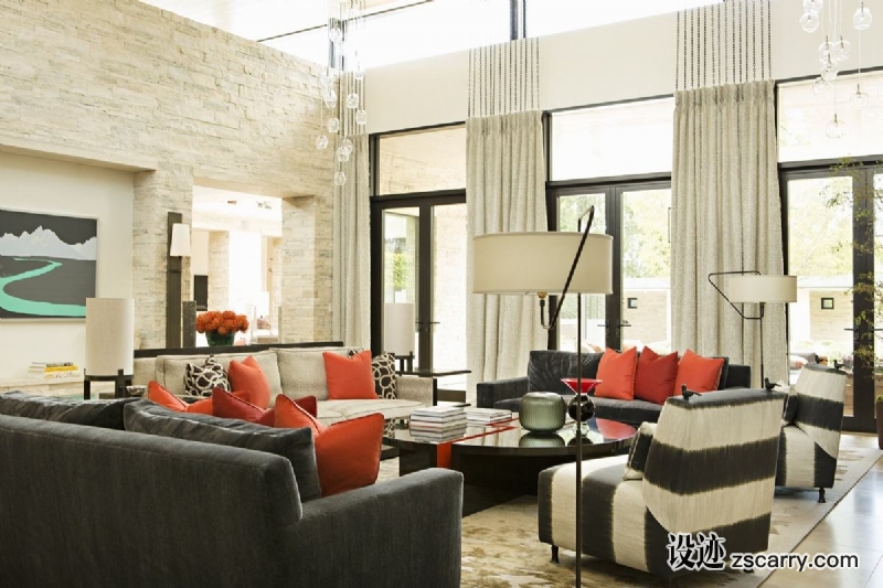 bev-hills-renovation-living-room-A.jpg 软装参考,客厅搭配,现代气氛,