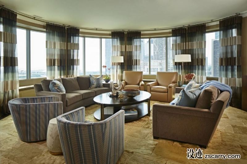 blue-jessica-lagrange-living-room.jpg 软装参考,客厅搭配,现代气氛,