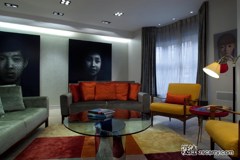 Chelsea-Family-Home-2.jpg 软装参考,客厅搭配,现代气氛,
